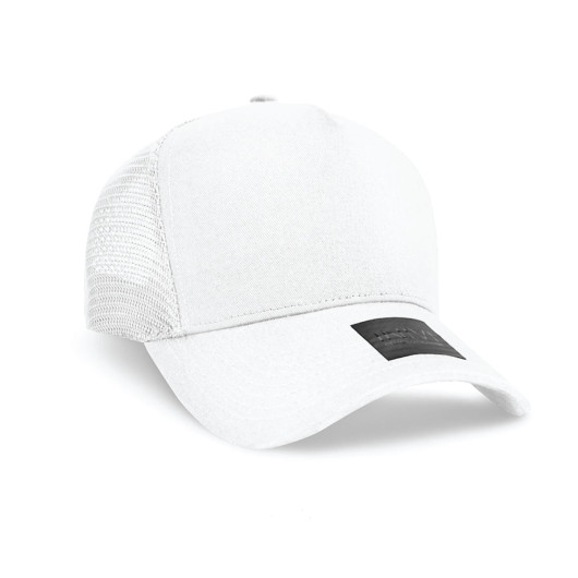 Promotional INIVI Cotton Mesh Caps White